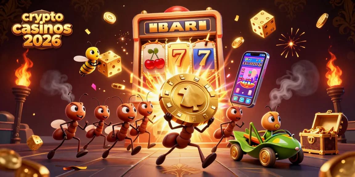 Découvrez des casinos crypto 2026 avec des fourmis audacieuses et des jackpots éblouissants.
