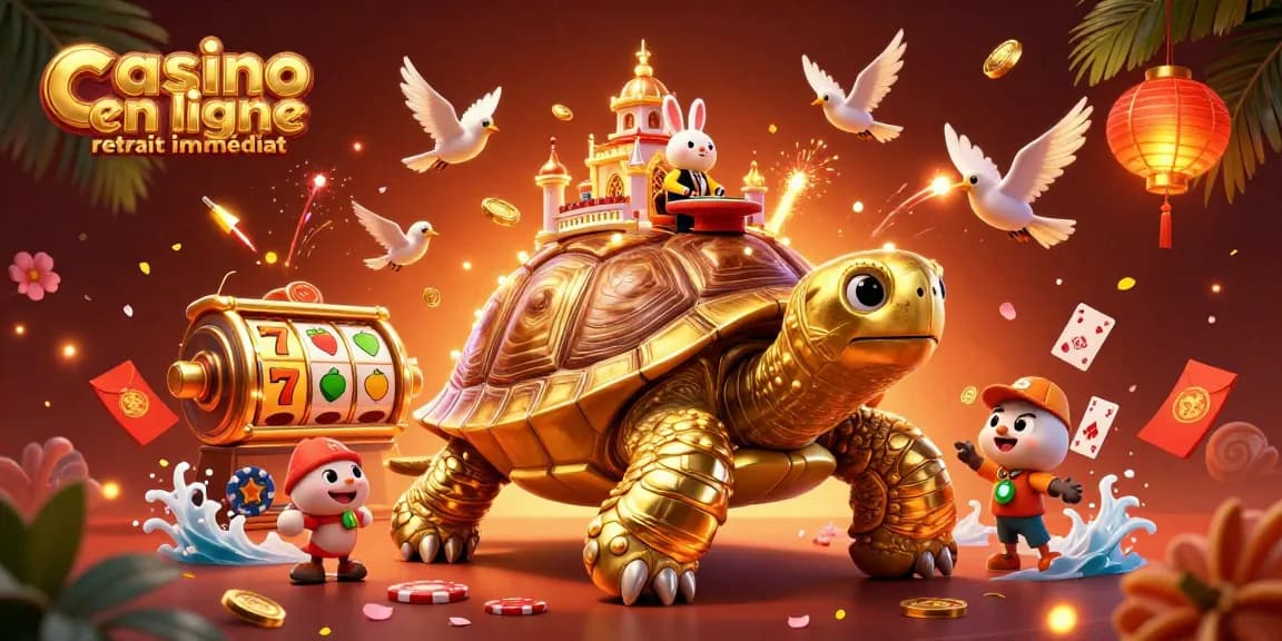 Réclamez vos gains rapidement avec un casino en ligne retrait immédiat dans une scène vibrante.