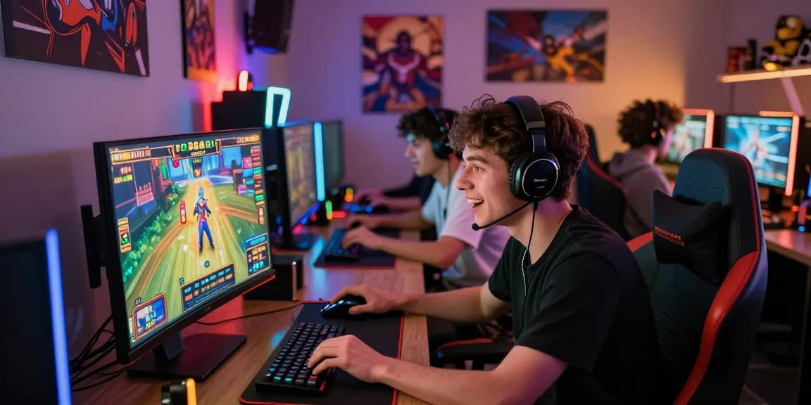 Playbook88 online gaming scene with players engaged in a vibrant slot game session.