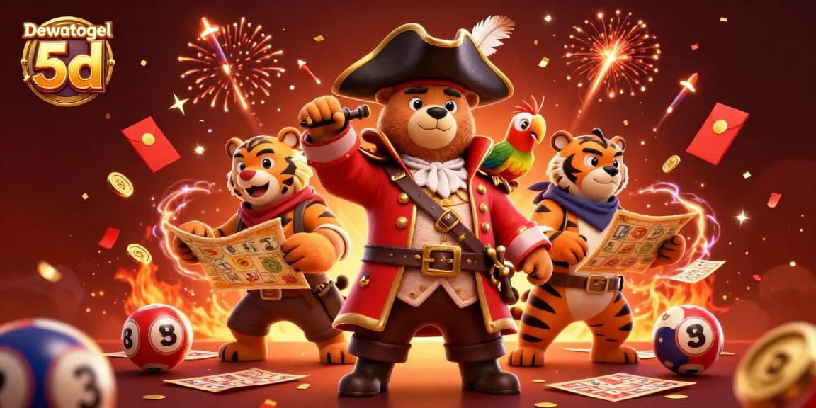 Engage with Dewatogel 5d by exploring dynamic lottery results and vibrant celebrations in 3D art.
