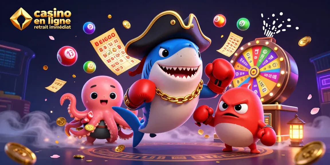 Profitez de la magie du casino en ligne retrait immédiat avec des personnages amusants et des éléments de jeu dynamique.