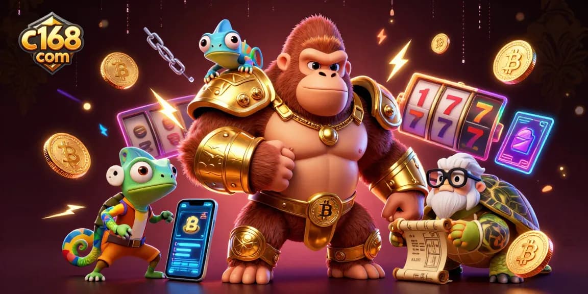 Experience the thrilling games at c168 com with our energetic online casino scene featuring vibrant gaming elements.