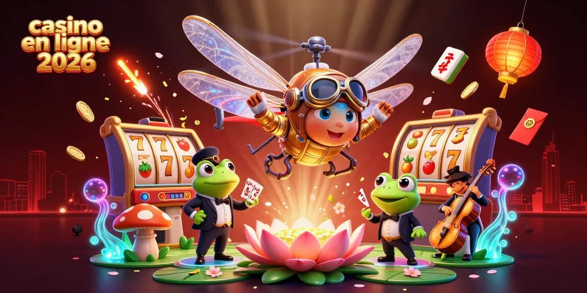 Vivez l'expérience des jeux de casino en ligne 2026 avec des héros animés et des éléments captivants.