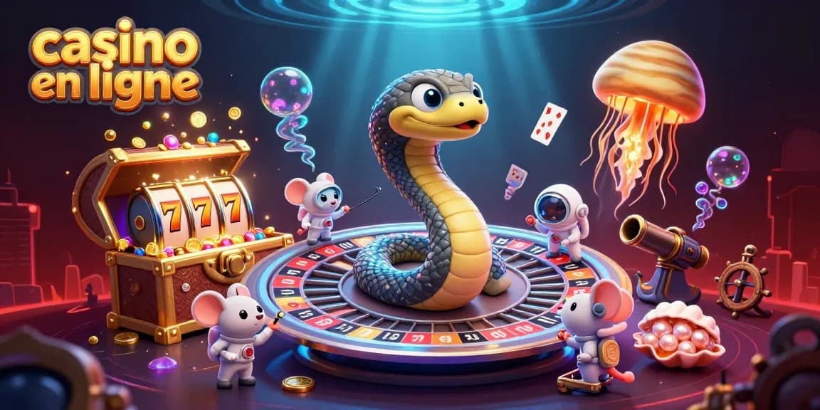Profitez de l'expérience de casino en ligne avec des héros 3D animés et des jeux captivants.