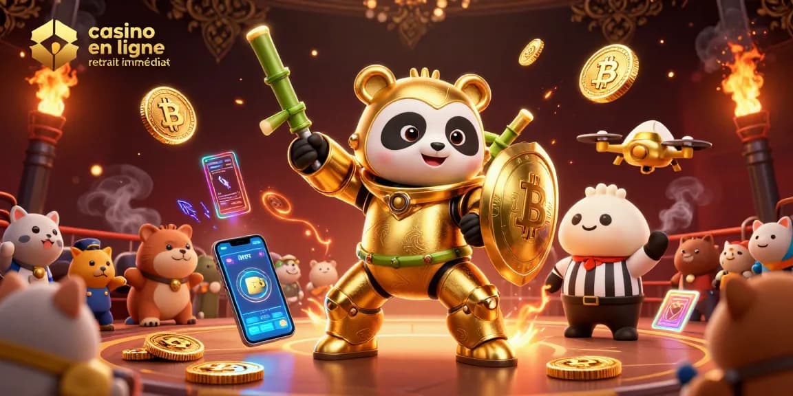 Retirez vos gains rapidement avec le casino en ligne avec retrait immédiat dans une scène de jeu animée.