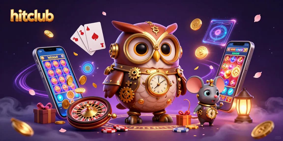 Hitclub offers exciting slot gaming experiences in a dynamic, interactive setting with 3D characters.