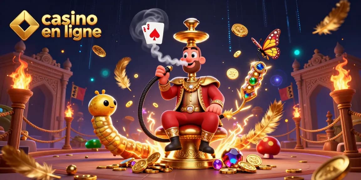 Gagnez aux jeux de casino en ligne tout en admirant une scène magique remplie d’effets visuels.