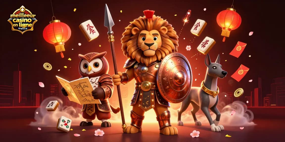 Découvrez le meilleur casino en ligne France avec des personnages 3D, des éléments de jeu et une ambiance festive.