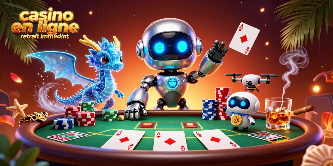 Gagnez instantanément avec le casino en ligne retrait immédiat en jouant aux cartes et en utilisant l'intelligence artificielle.