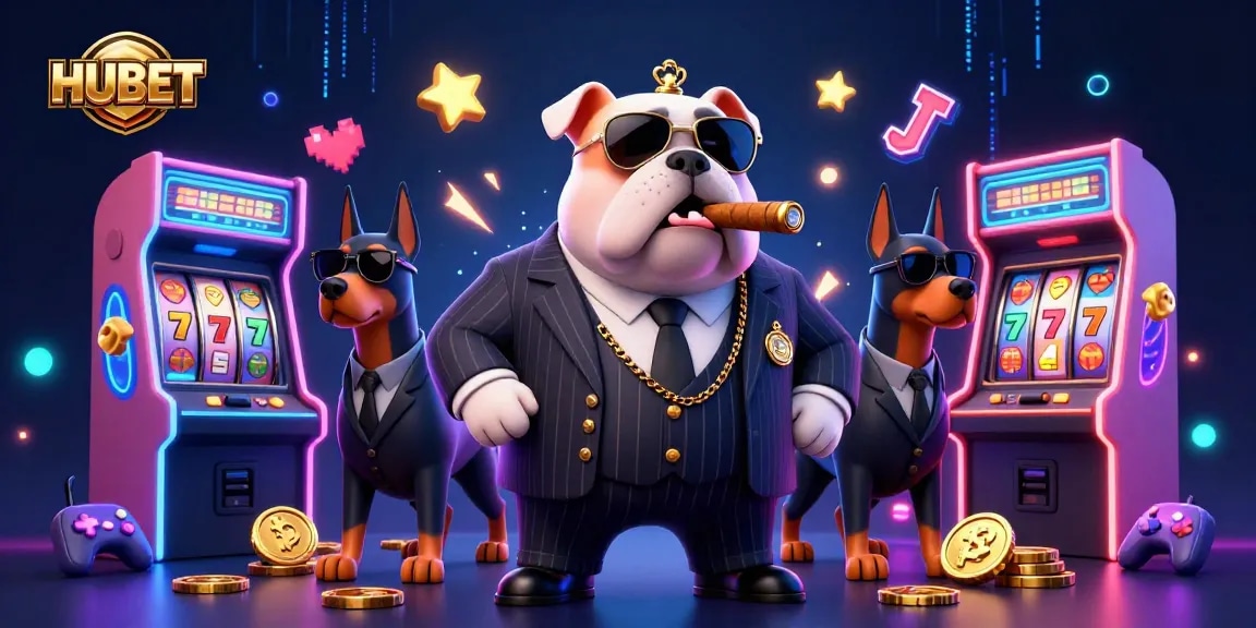 Experience exciting gameplay with HUBET, where vibrant characters and casino slot elements collide.