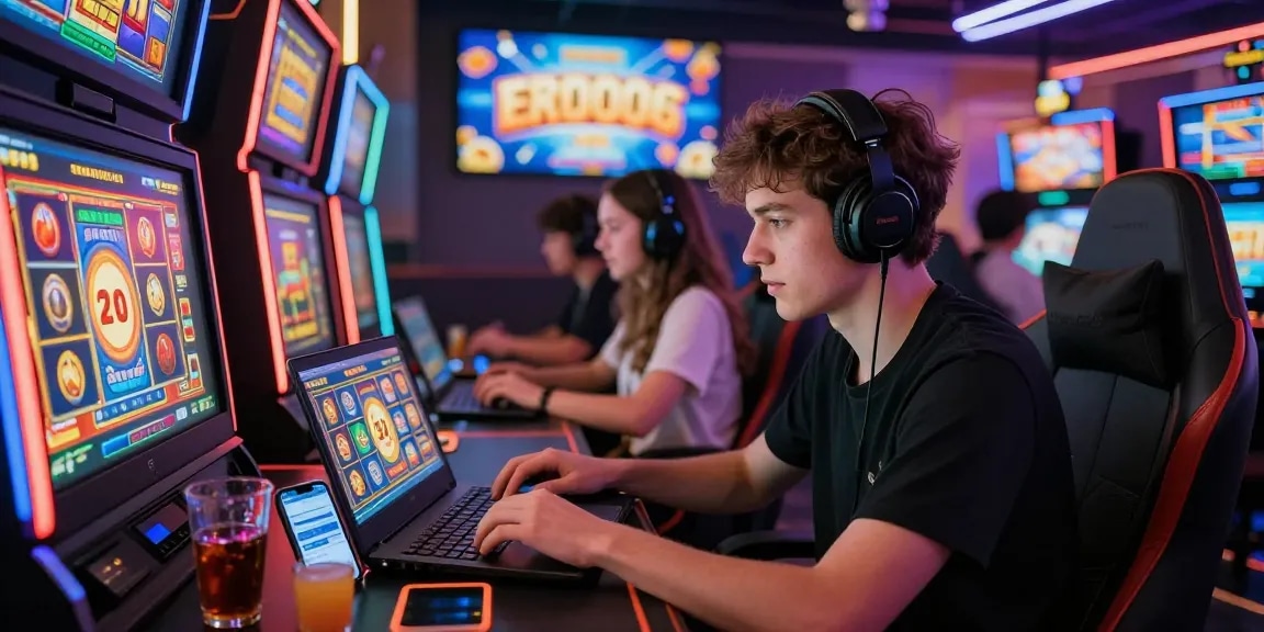 Engaging gameplay at a slot gacor online casino, showcasing players enjoying vibrant digital slots, live promotions, and immersive experiences.