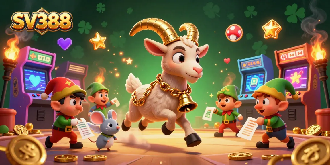 Engage in cockfighting action at SV388 with lively characters and vivid gambling elements.