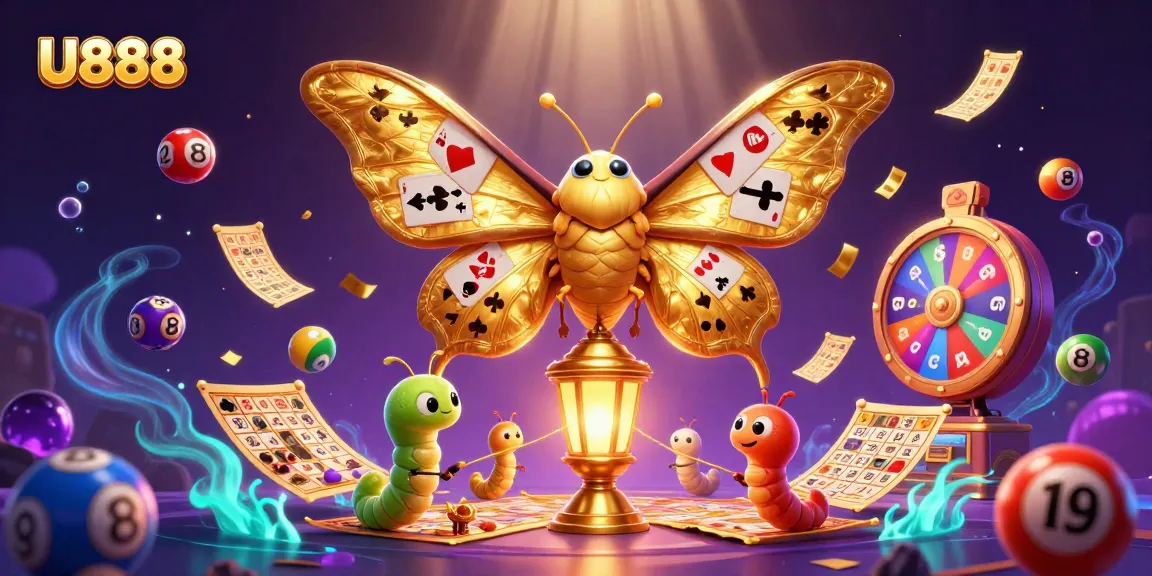 Engage in thrilling U888 gaming under a grand display of vibrant casino elements and excitement.