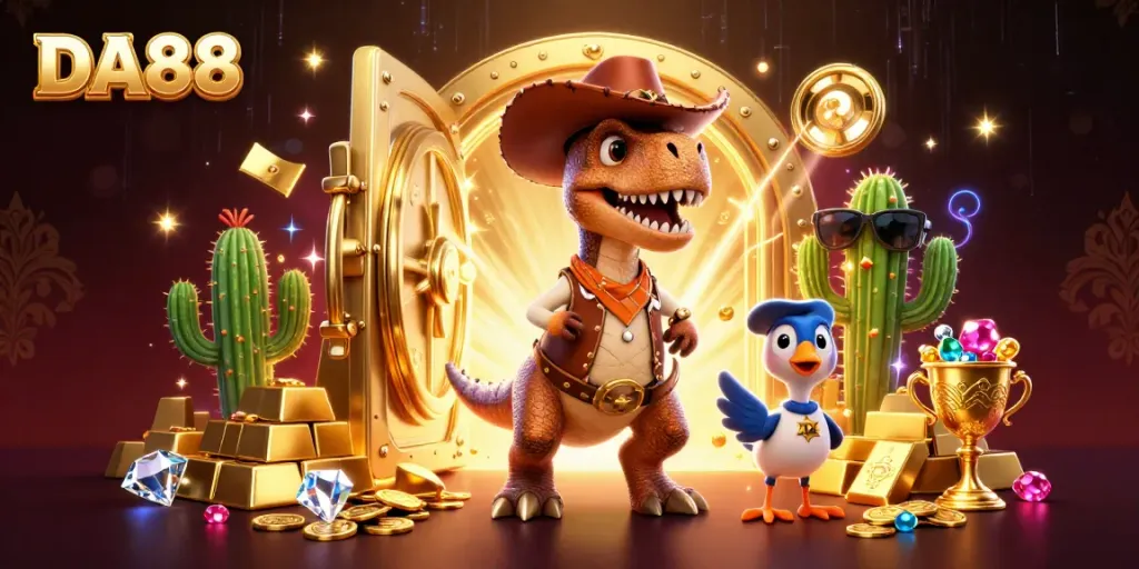 Join the excitement at DA88 with thrilling games and cowboy-themed adventures!