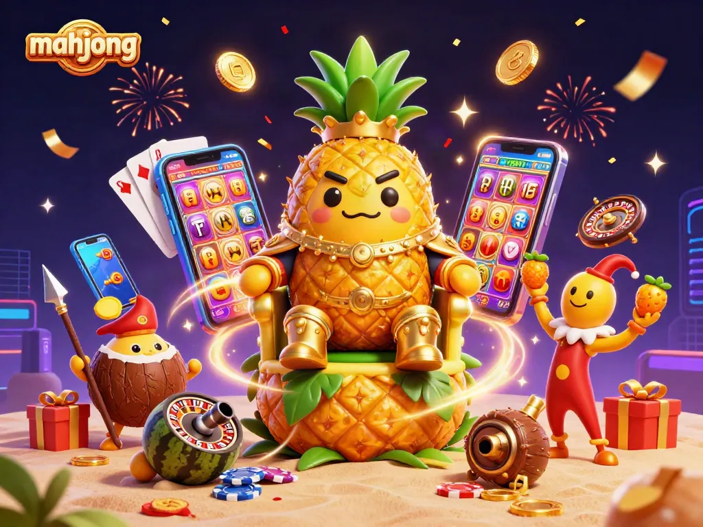 Experience mahjong gameplay with vibrant characters and dynamic slot game elements in a rich 3D casino scene.